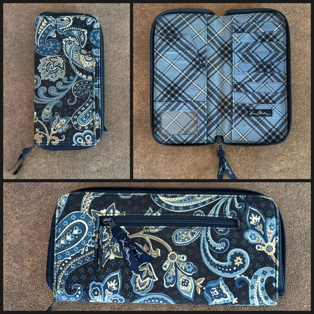 Vera Bradley travel organizer Windsor Navy